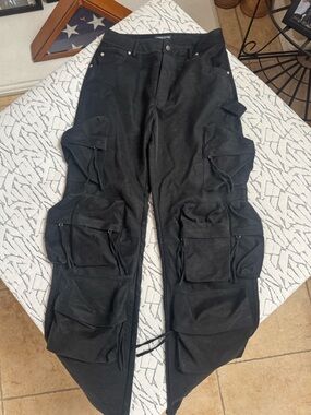 Keiser Clark Black Multi-Pocket Cargo Pants